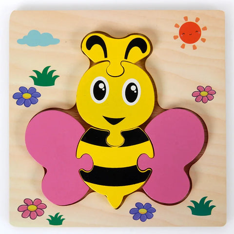 Quebra-Cabeça Montessori 3D