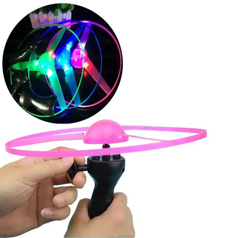 Brinquedo Disco Hélice Led Luminoso