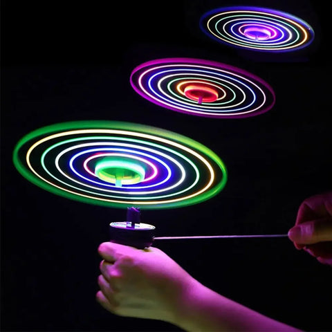Brinquedo Disco Hélice Led Luminoso