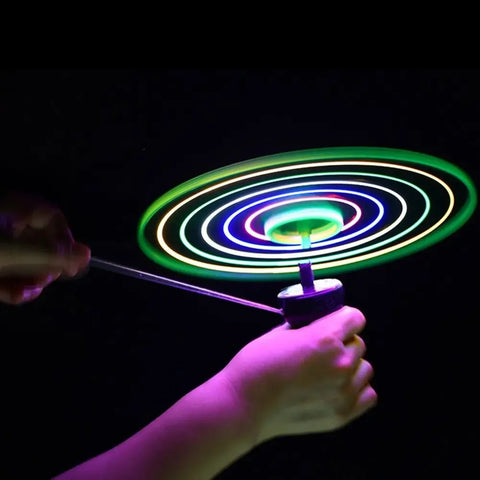 Brinquedo Disco Hélice Led Luminoso