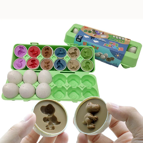 Brinquedo Ovos que Combinam Montessori