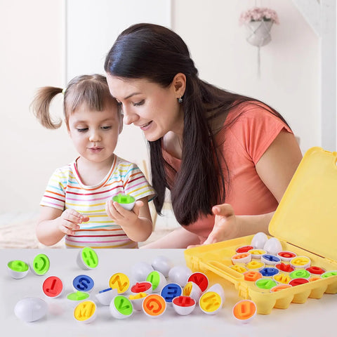 Brinquedo Ovos que Combinam Montessori