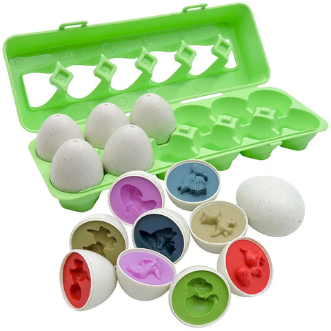 Brinquedo Ovos que Combinam Montessori