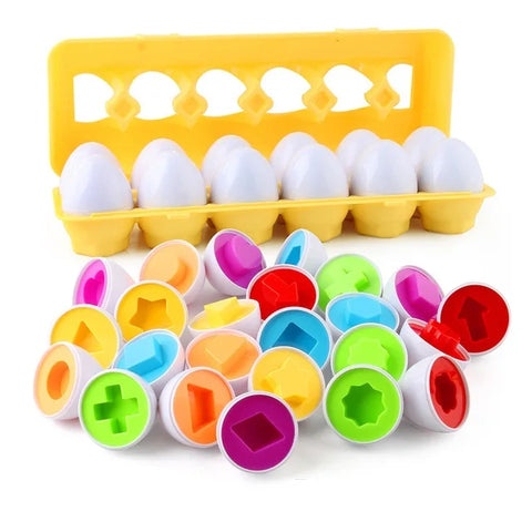 Brinquedo Ovos que Combinam Montessori