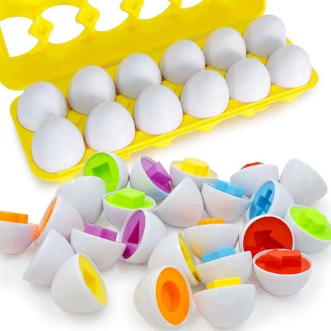 Brinquedo Ovos que Combinam Montessori