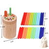 Brinquedos de Madeira Montessori Sensorial