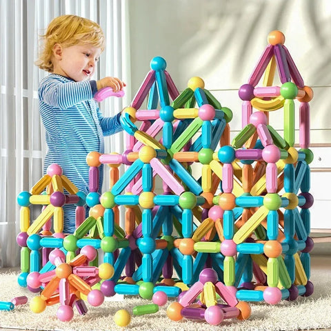 Conjunto de Blocos de Construção Magnéticos