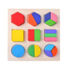 Formas Geométricas de Madeira Puzzle