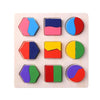 Formas Geométricas de Madeira Puzzle