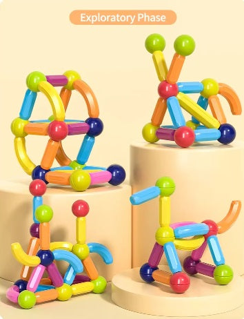 Conjunto de Blocos de Construção Magnéticos