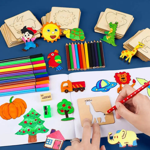 Moldes Para Desenhar Montessori (20 peças)