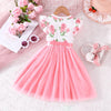 Vestido Tule Fofo Para Meninas
